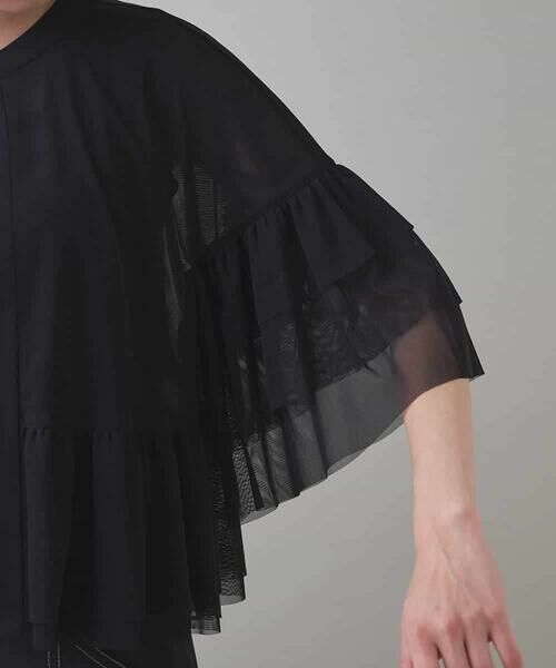 HIROKO KOSHINO / ヒロココシノ セットアップ | チュールティアードボレロ/洗える | 詳細5