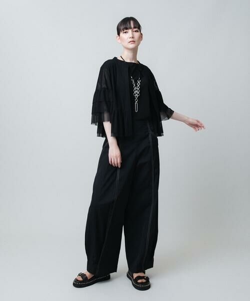 HIROKO KOSHINO / ヒロココシノ セットアップ | チュールティアードボレロ/洗える | 詳細9