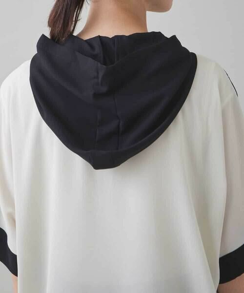 HIROKO KOSHINO / ヒロココシノ シャツ・ブラウス | モノトーンプリントデザインブラウス/洗える | 詳細5