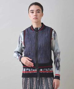 HIROKO KOSHINO / ヒロココシノ ベスト | ワッシャーデニムダンボールジョイントベスト /洗える