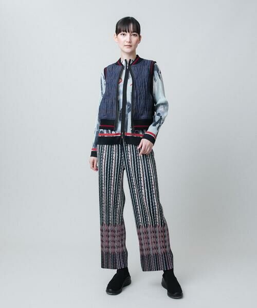 HIROKO KOSHINO / ヒロココシノ ベスト | ワッシャーデニムダンボールジョイントベスト /洗える | 詳細12