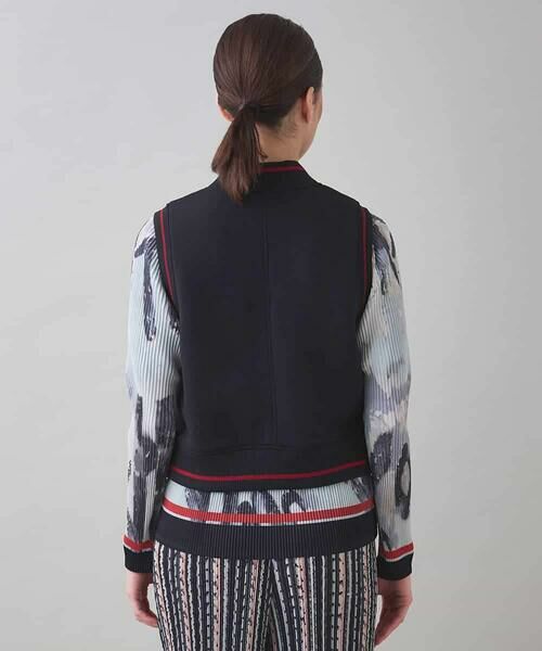 HIROKO KOSHINO / ヒロココシノ ベスト | ワッシャーデニムダンボールジョイントベスト /洗える | 詳細2