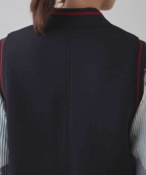 HIROKO KOSHINO / ヒロココシノ ベスト | ワッシャーデニムダンボールジョイントベスト /洗える | 詳細4