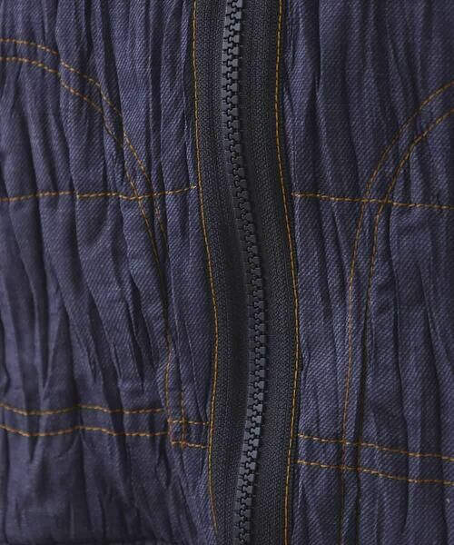 HIROKO KOSHINO / ヒロココシノ ベスト | ワッシャーデニムダンボールジョイントベスト /洗える | 詳細9