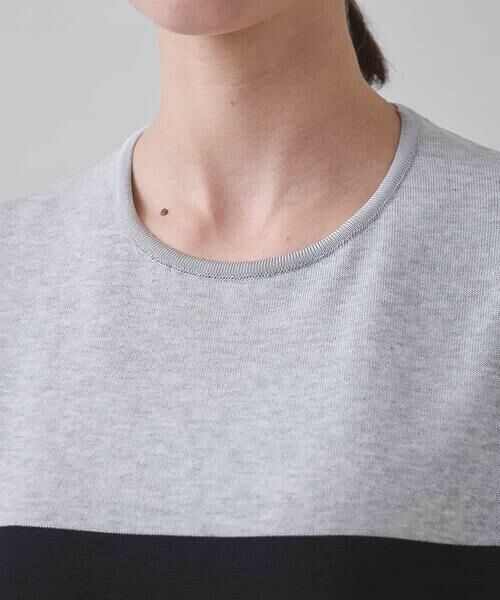 HIROKO KOSHINO / ヒロココシノ ニット・セーター | バック切り替えニットプルオーバー /日本製/洗える | 詳細3