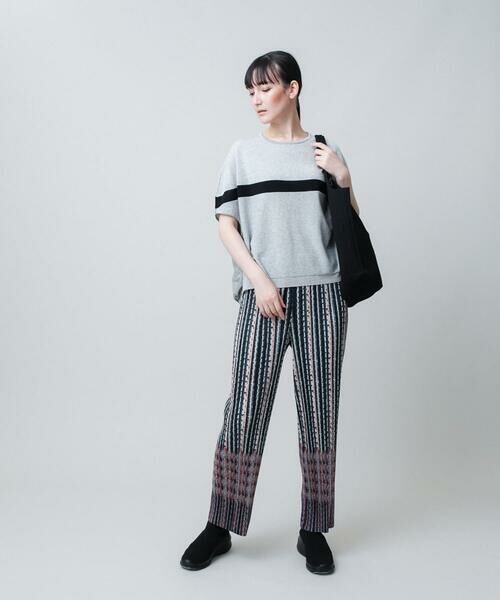 HIROKO KOSHINO / ヒロココシノ ニット・セーター | バック切り替えニットプルオーバー /日本製/洗える | 詳細9