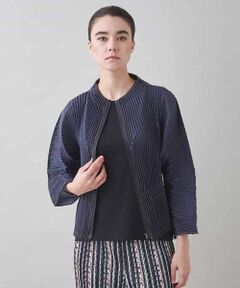美品　希少サイズ　ヒロココシノ　スーツ　セットアップ　ストライプ　3L ワイド ストライプオーガンジーワイドパンツ ／洗える | TRUNK HIROKO