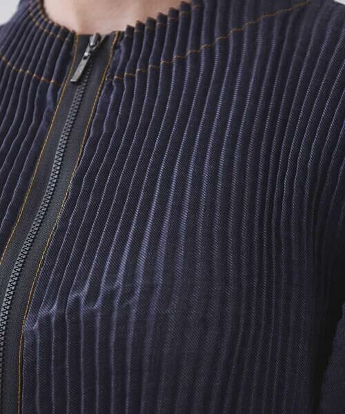 HIROKO KOSHINO / ヒロココシノ セットアップ | デニムライクプリーツジャケット/洗える | 詳細10