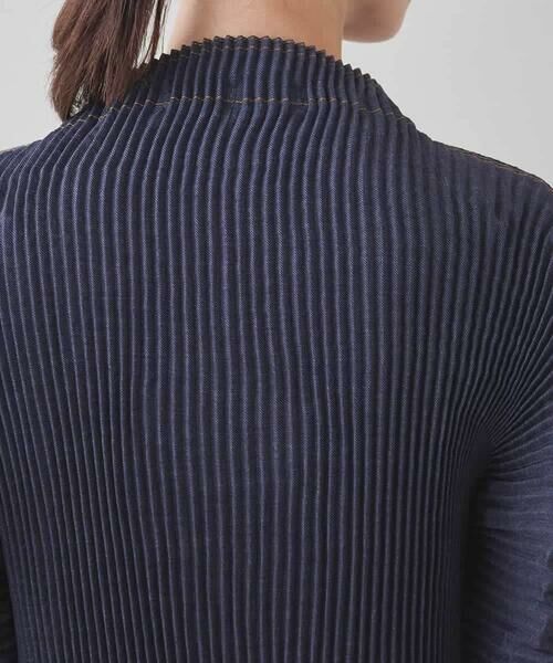 HIROKO KOSHINO / ヒロココシノ セットアップ | デニムライクプリーツジャケット/洗える | 詳細5