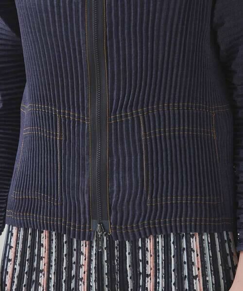 HIROKO KOSHINO / ヒロココシノ セットアップ | デニムライクプリーツジャケット/洗える | 詳細8