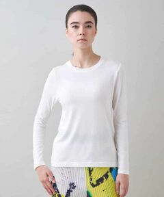 HIROKO KOSHINO / ヒロココシノ カットソー | ベア天竺ロングスリーブTシャツ /日本製/洗える