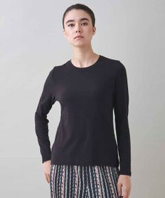 HIROKO KOSHINO / ヒロココシノ カットソー | ベア天竺ロングスリーブTシャツ /日本製/洗える