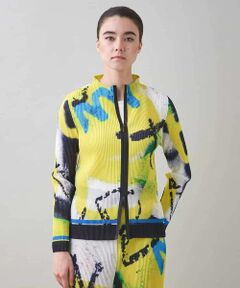 ヒロコビス ヒロココシノ 長袖ジャケット ジップアップ 緑 ９ B60 大きいサイズ】パデッドジップアップジャケット | HIROKO BIS