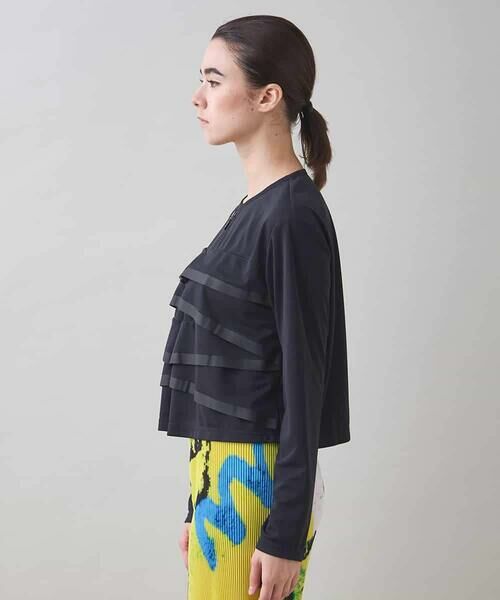 HIROKO KOSHINO / ヒロココシノ その他アウター | ジョイントテープラッフルデザインジャケット /洗える | 詳細2