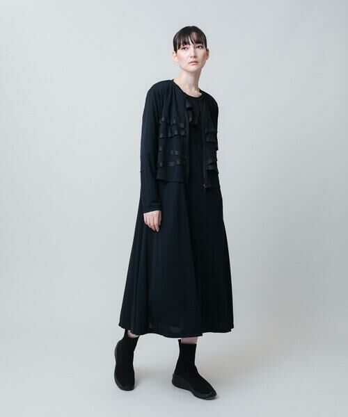 HIROKO KOSHINO / ヒロココシノ その他アウター | ジョイントテープラッフルデザインジャケット /洗える | 詳細9