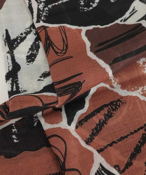 HIROKO KOSHINO / ヒロココシノ マフラー・ショール・スヌード・ストール | コラージュロゴプリントスカーフ | 詳細4