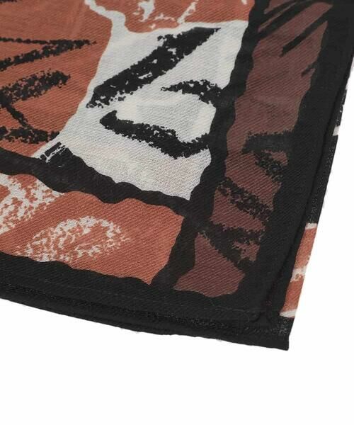 HIROKO KOSHINO / ヒロココシノ マフラー・ショール・スヌード・ストール | コラージュロゴプリントスカーフ | 詳細5