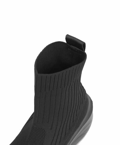 HIROKO KOSHINO / ヒロココシノ ブーツ（ロング丈） | リブニットショートブーツ | 詳細6