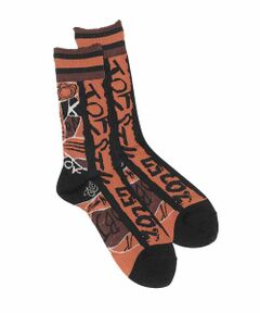 HIROKO KOSHINO / ヒロココシノ その他小物 | コラージュロゴソックス/日本製/洗濯機で洗える