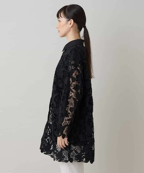 HIROKO KOSHINO / ヒロココシノ シャツ・ブラウス | フラワーレースブラウス | 詳細2