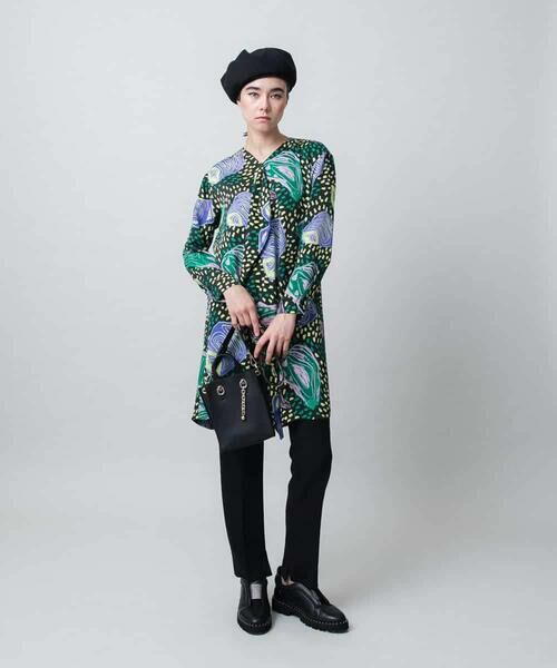 HIROKO KOSHINO / ヒロココシノ チュニック | カラーストーンデザインチュニック/日本製/洗える | 詳細10