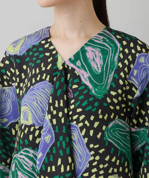 HIROKO KOSHINO / ヒロココシノ チュニック | カラーストーンデザインチュニック/日本製/洗える | 詳細3