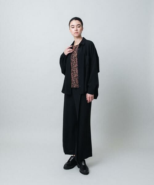 HIROKO KOSHINO / ヒロココシノ シャツ・ブラウス | ドレープジョーゼットブラウス/洗える | 詳細12