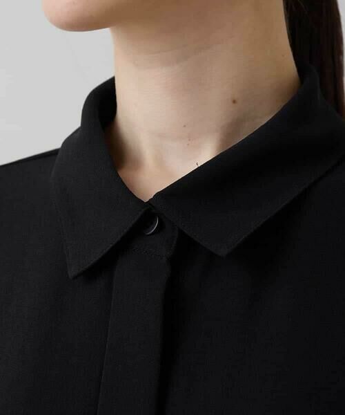 HIROKO KOSHINO / ヒロココシノ シャツ・ブラウス | ドレープジョーゼットブラウス/洗える | 詳細6