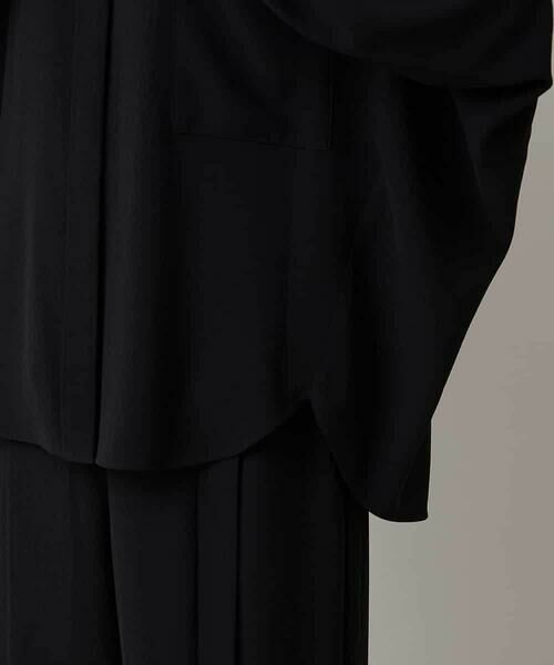 HIROKO KOSHINO / ヒロココシノ シャツ・ブラウス | ドレープジョーゼットブラウス/洗える | 詳細8
