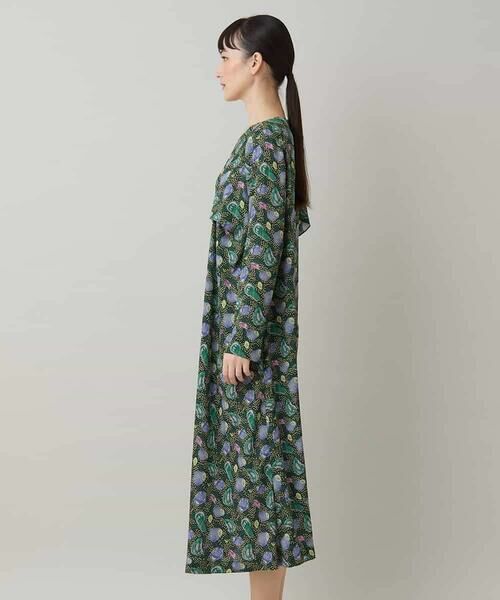 HIROKO KOSHINO / ヒロココシノ ロング・マキシ丈ワンピース | カラーストーンデザインワンピース/日本製/洗える | 詳細2