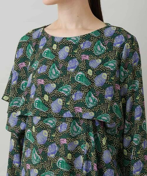 HIROKO KOSHINO / ヒロココシノ ロング・マキシ丈ワンピース | カラーストーンデザインワンピース/日本製/洗える | 詳細4