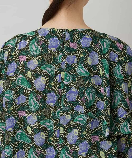 HIROKO KOSHINO / ヒロココシノ ロング・マキシ丈ワンピース | カラーストーンデザインワンピース/日本製/洗える | 詳細5