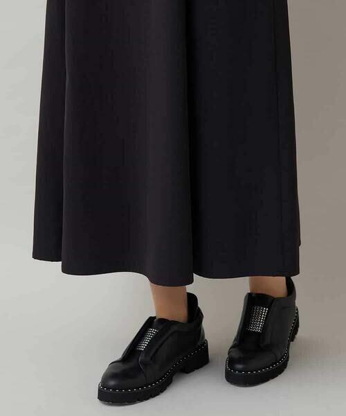 HIROKO KOSHINO / ヒロココシノ ロング・マキシ丈ワンピース | ストレッチギャザーワンピース/日本製 | 詳細10