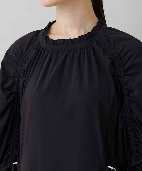 HIROKO KOSHINO / ヒロココシノ ロング・マキシ丈ワンピース | ストレッチギャザーワンピース/日本製 | 詳細4