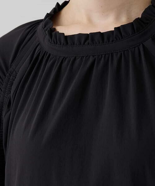 HIROKO KOSHINO / ヒロココシノ ロング・マキシ丈ワンピース | ストレッチギャザーワンピース/日本製 | 詳細6