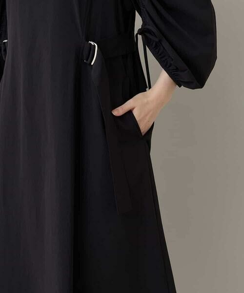 HIROKO KOSHINO / ヒロココシノ ロング・マキシ丈ワンピース | ストレッチギャザーワンピース/日本製 | 詳細9