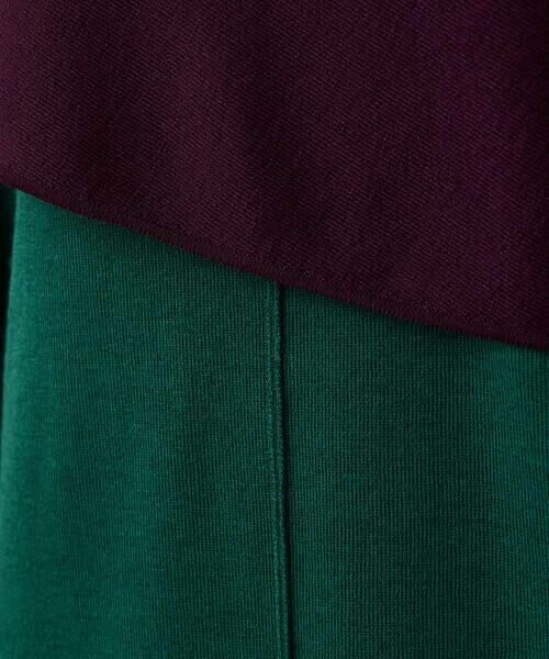 HIROKO KOSHINO / ヒロココシノ ニット・セーター | レイヤード配色ニットプルオーバー | 詳細4