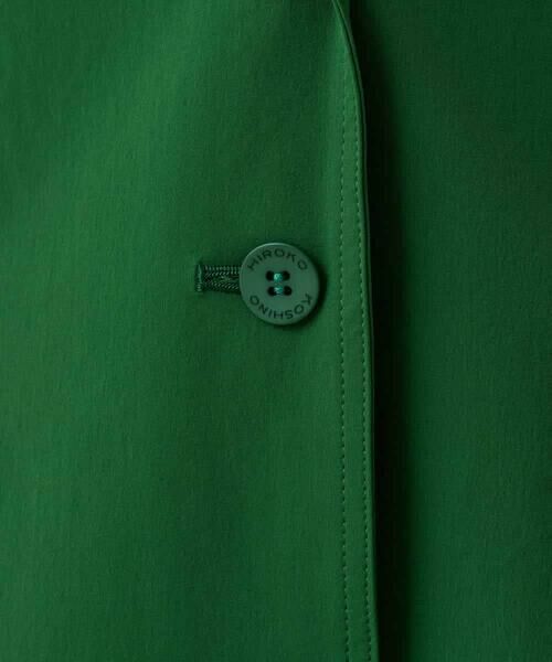 HIROKO KOSHINO / ヒロココシノ テーラードジャケット | ギャザーポイントストレッチジャケット/日本製 | 詳細10