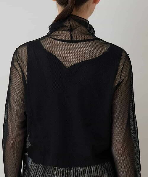 HIROKO KOSHINO / ヒロココシノ カットソー | タートルネックチュールプルオーバー/日本製/洗える | 詳細4