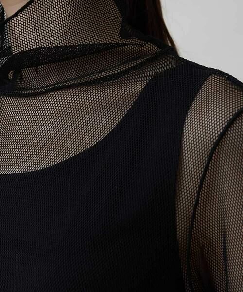 HIROKO KOSHINO / ヒロココシノ カットソー | タートルネックチュールプルオーバー/日本製/洗える | 詳細5