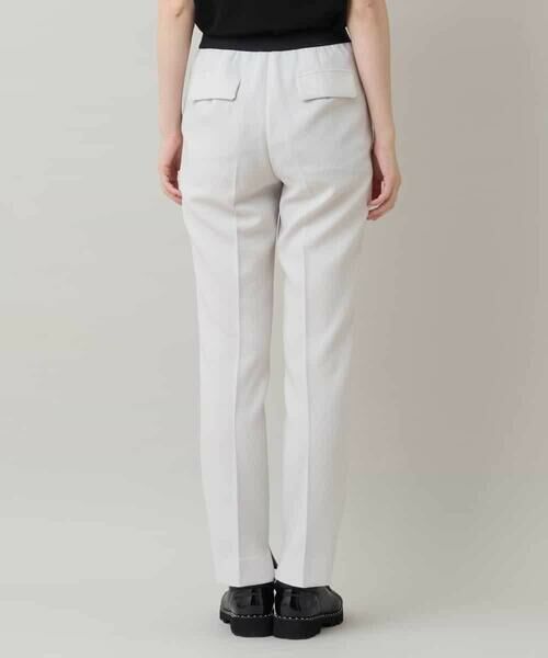 HIROKO KOSHINO / ヒロココシノ チノ・ワークパンツ | 梨地フィットストレッチパンツ/日本製/洗える | 詳細2