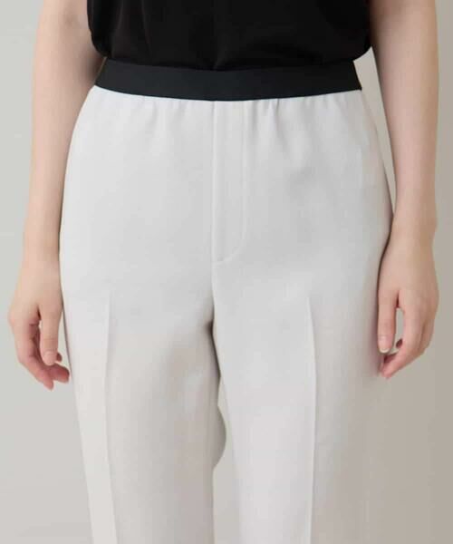 HIROKO KOSHINO / ヒロココシノ チノ・ワークパンツ | 梨地フィットストレッチパンツ/日本製/洗える | 詳細4