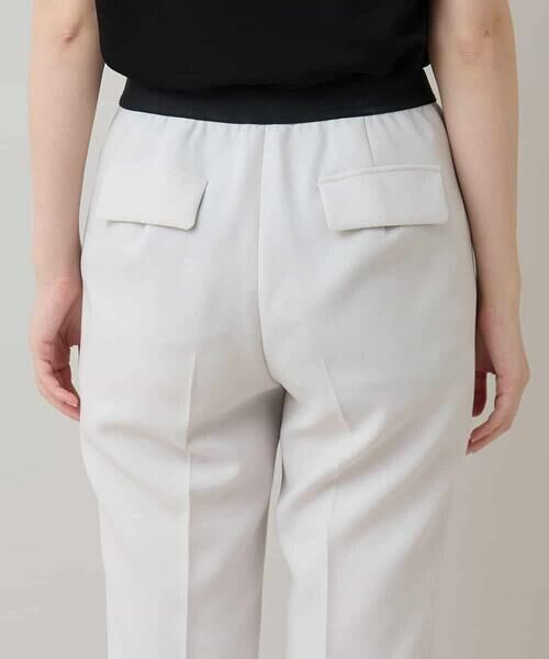 HIROKO KOSHINO / ヒロココシノ チノ・ワークパンツ | 梨地フィットストレッチパンツ/日本製/洗える | 詳細5
