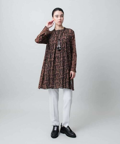 HIROKO KOSHINO / ヒロココシノ チノ・ワークパンツ | 梨地フィットストレッチパンツ/日本製/洗える | 詳細7