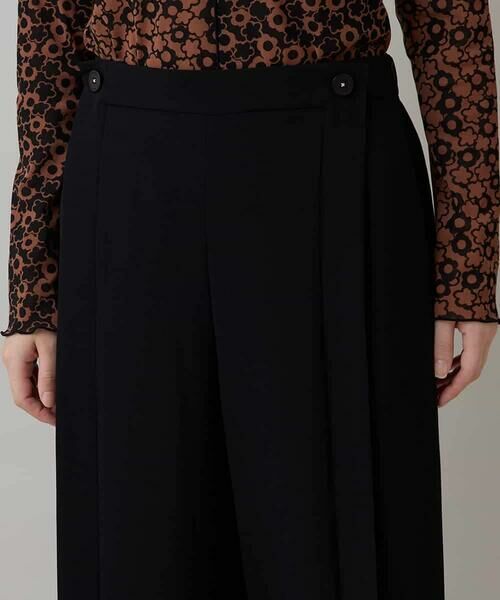 HIROKO KOSHINO / ヒロココシノ その他パンツ | ジョーゼットワイドパンツ/洗える | 詳細4