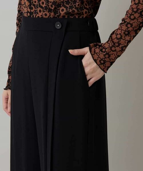 HIROKO KOSHINO / ヒロココシノ その他パンツ | ジョーゼットワイドパンツ/洗える | 詳細6