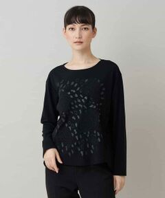 HIROKO KOSHINO / ヒロココシノ カットソー | クラフト刺繍デザインカットソー/日本製/洗える