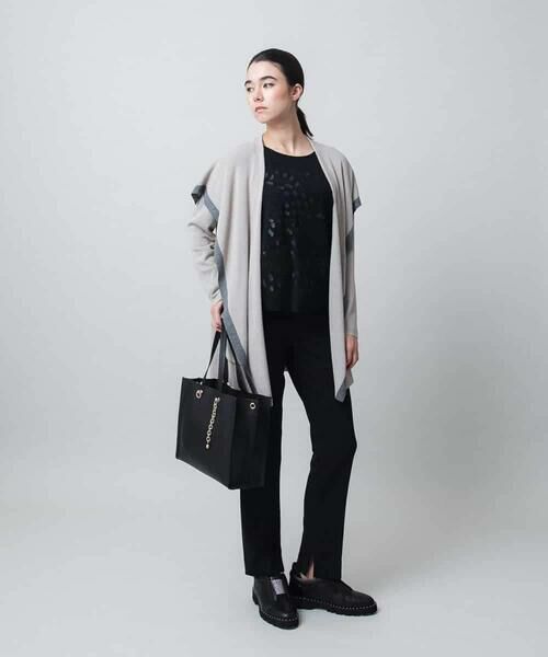 HIROKO KOSHINO / ヒロココシノ カットソー | クラフト刺繍デザインカットソー/日本製/洗える | 詳細10