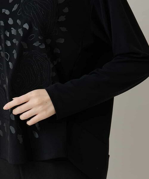 HIROKO KOSHINO / ヒロココシノ カットソー | クラフト刺繍デザインカットソー/日本製/洗える | 詳細5