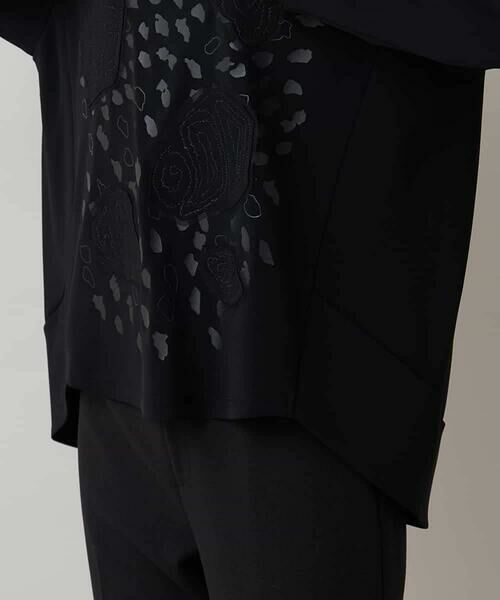 HIROKO KOSHINO / ヒロココシノ カットソー | クラフト刺繍デザインカットソー/日本製/洗える | 詳細6